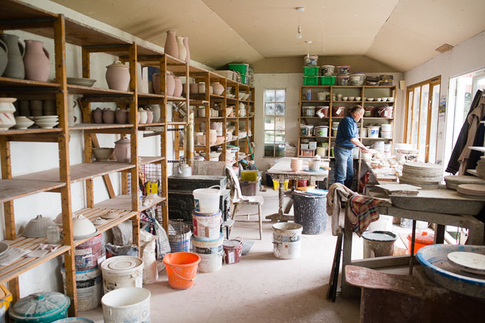 Jason Braham at work in his workshop 2016